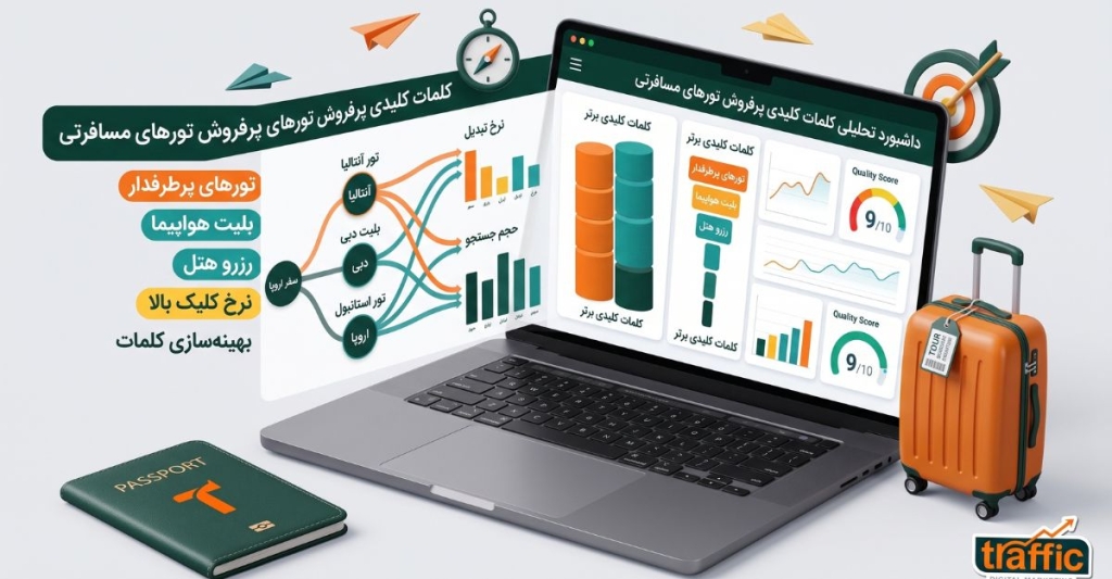 انتخاب کلمات کلیدی تور مسافرتی در گوگل ادز
